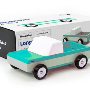 Candylab Teal Wooden Longhorn Truck